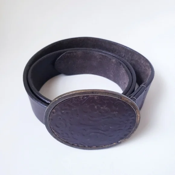 J.Jill Dark Brown Genuine Leather Belt Men main image 4